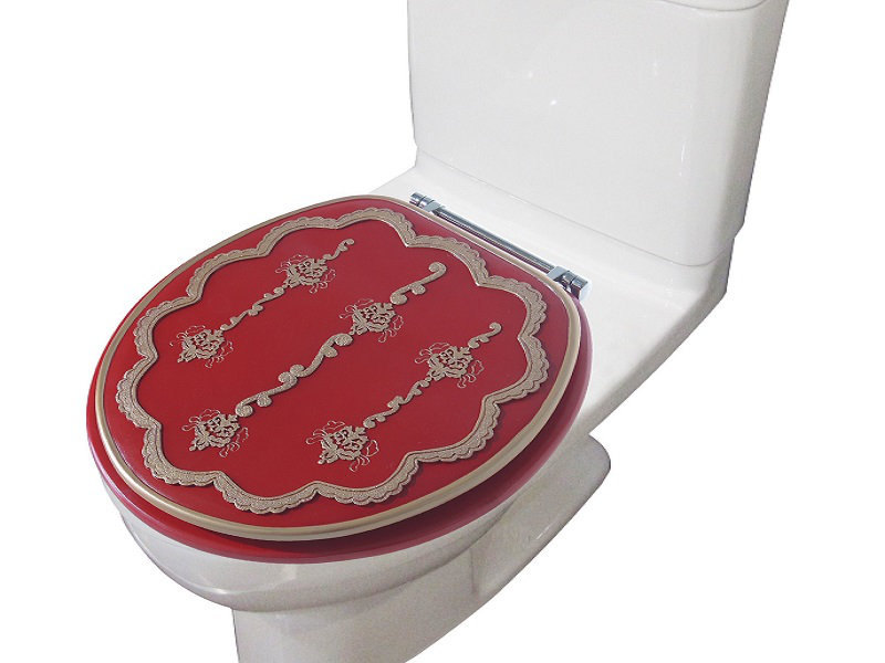 Daniels Bath Embassy Decorative Round Toilet Seat & Reviews Wayfair